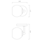 Z-Lite Neoma Wall Sconce, 1-Light, 5.25 In.W x 6.75 In.L x 6.75 In.H, Matte Black/Opal Etched 1100-1S-MB - alternate 7
